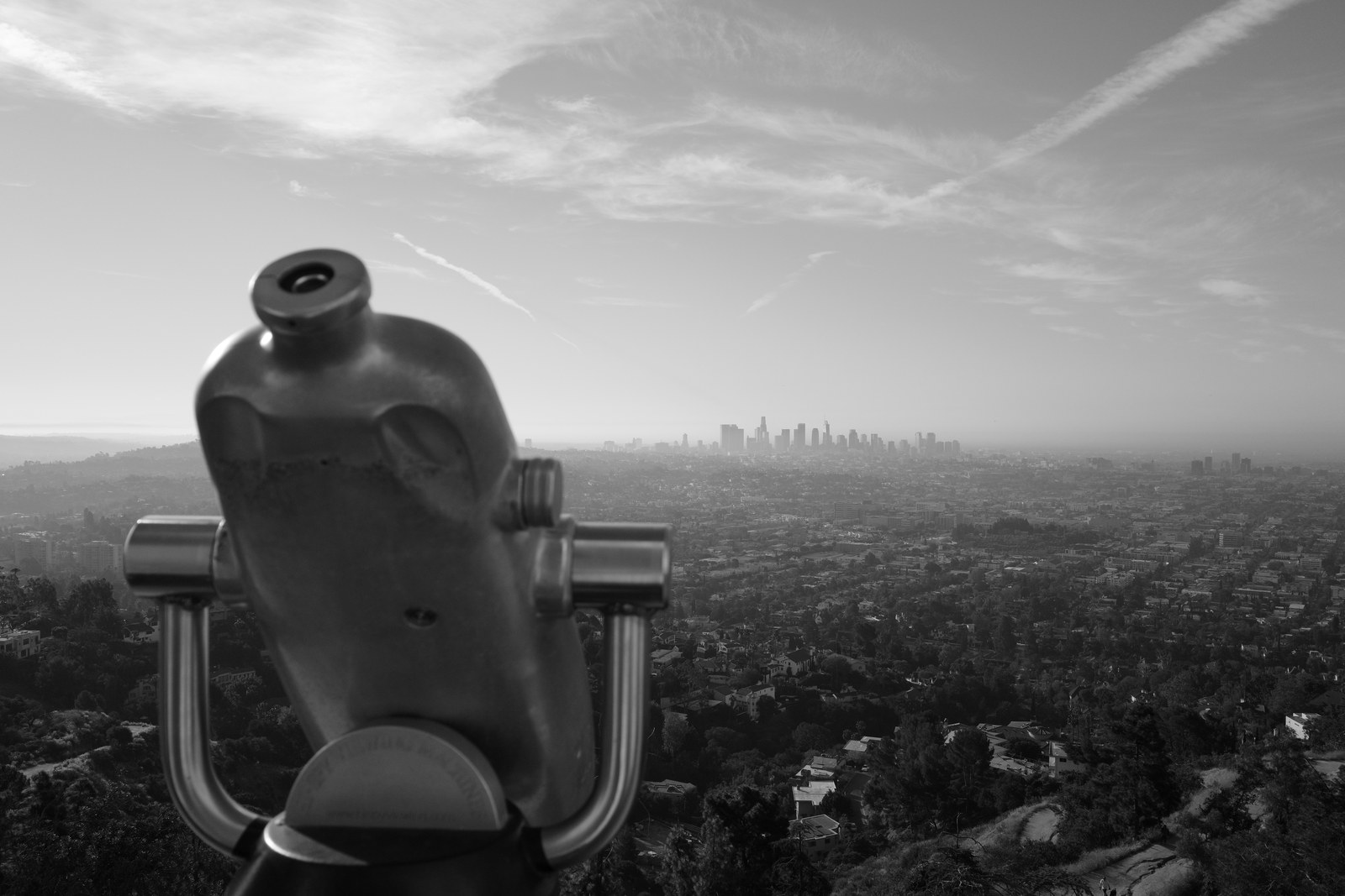 looking out